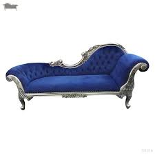 Address, phone number, chaise lounge reviews: French Provincial Chaise Lounge Blue Velvet And Antique Silver Antique Reproduction Shop