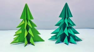 How To Make 3d Paper Christmas Tree Diy Paper Xmas Tree Tutorial For Decorations Youtube