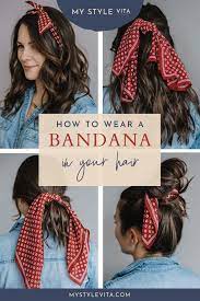 How To Wear A Bandana In Your Hair This Summer An Indigo Day Bandana Hairstyles For Long Hair Bandana Hairstyles Short Hair Scarf Styles