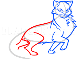 And finally got a stand. How To Draw Bramblestar From Warriors Step By Step Drawing Guide By Dawn Dragoart Com