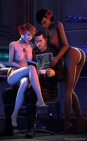 Image 1371: shepard, samantha traynor, kelly chambers, mass effect,  iamricky22 from iamricky22 - R34HUB
