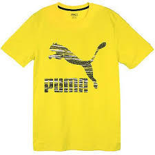 Black And Yellow T Shirt Mens Puma Archive Logo Tee Mens 569974 10 Yellow Black Graphic T Shirt Top Size Xl Shirts Mens Tshirts Yellow T Shirt