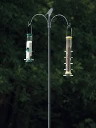 Bird Feeder Pole System I Have This Advanced Pole System For My Birdfeeders And It Works Great I Ve Had Mine 4 Years And It Wild Birds Unlimited Bird Feeder Hangers Bird Feeder Poles