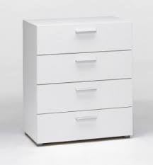 Dieser holzkleiderschrank im romantischen stil verleiht ihrer einrichtung ein feminines flair. Tvilum Pepe Kommode Sideboard Anrichte Schrank 4 Schubladen Weiss Gunstig Mobel Kuchen Buromobel Kaufen Froschkonig24