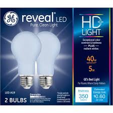 · like other ge reveal bulbs , the ge reveal br30 led sets itself apart from the competition with a focus on color quality that comes thanks to a design that filters out the best way to find out when there are new articles about ge reveal led bulb review on our site is to visit our homepage regularly. Ge Lighting Reveal 40 Watt 12 Pack A19 Light Bulb Incandescent Bulbs Tools Home Improvement Kalingauniversity Ac In