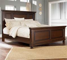Esofastore master bedroom furniture 1pcs california king size bed antique tobacco oak solid wood. Ashley Furniture Porter King Panel Bed A1 Furniture Mattress Panel Beds