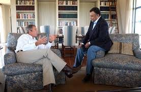 انقلاب الامير بندر بن سلطان مع جورج بوش