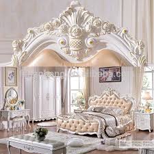 Luxury French Royal Wood Double Bed Designs King Size Bedroom Furniture Set King Size Bedroom Furniture Sets Bedroom Furniture Sets Bed Design