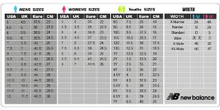 Reebok Shoe Size Chart