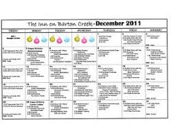 Barton Creek Assisted Living December 2011 Activities Calendar Senior Activities Nursing Home Activities Assisted Living Activities