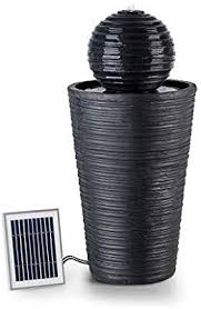 Blumfeldt Liquitorre Gartenbrunnen Wasserspiel Solarbrunnen Pumpe 200 L H Ipx8 Solarpanel 2 W 300 Cm Photo Solarbrunnen Gartenbrunnen Wasserspiele