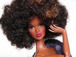 Black Barbie Styling Head Natural Hair Fro Fro Natural Hair Doll Black Barbie Beautiful Barbie Dolls