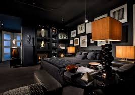 A Complete Guide To A Perfect Bachelor Pad Black Bedroom Design Masculine Bedroom Decor Masculine Bedroom Design