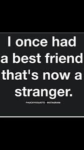 There are no strangers in here. Once Best Friends Now Strangers Quotes Quotesgram