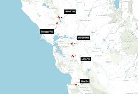 Active burning in last day. Lightning Sparked Wildfires Force Evacuations In 3 Bay Area Counties Kqed