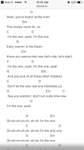 Em five, make you fall in love with me. I M The One Chords Dj Kahled Ukulele Songs Ukulele Chords Ukulele Tabs