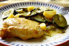Tajine Rapide De Poulet Aux Courgettes Et Au Citron Confit Minceur Chaud Ou En Lunchbox Froide Regal De Paresse