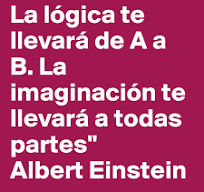 La lógica te llevará de A a B. La imaginación te llevará a ...