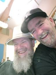 Sir Charles ( Rodney called Chuck that ) would love this picture of Brother  Rodney Vaught and I .At the Southgate Revival house