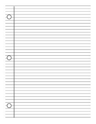 Spacing paper notebook template 27. Lined Notebook Paper Template Pdf By Maestra Mccall Tpt