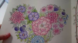 World of flowers by johanna. World Of Flowers Colouring Book 40 Completed Youtube