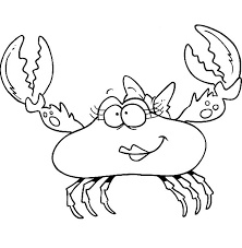 Search through 623,989 free printable colorings at. Cartoon Of Beautiful Female Crab Coloring Page Coloring Sun
