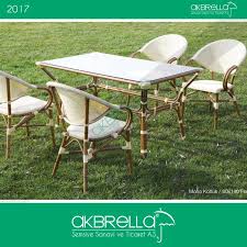 Hem Dekoratif Hem De Kullanisliligiyla En Cok Tercih Edilen Maddelerden Biri Olan Bambudan Yapilma Masa Takimlarimiz Akbrella D Bambu Mobilya Bambu Bambu Bahce