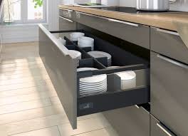 Empty kitchen cupboards and drawers first, take everything out of your cabinets and place the contents on a table or your benchtop. Drawer Systems Hettich