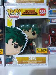 Dit is een hot topic exclusive met de hot topic sticker op het doosje. Funko Pop New Pose Deku Hot Topic Exclusive Hobbies Toys Toys Games On Carousell
