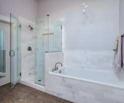 If you're looking for a partial remodel, for example focusing on bathroom fixtures or bathroom cabinets, our knowledge base of remodeling articles can help. White Shaker Style Bathroom Renovation Project Denver Colorado Modern Bathroom Denver By Jm Kitchen Bath Design Houzz