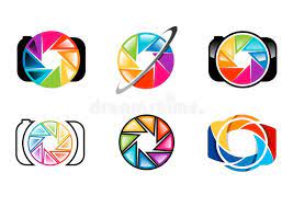 Camera Logo Lens Aperture Shutters Rainbow Colorize Set Of Photography Lo Spon Shutters R Photography Logos Aperture Logo Photography Logo Design