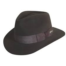 Indiana jones hat mens sz 7 1/4 last crusade shape brown fedora 1930's style new. Indiana Jones Wool Felt Fedora Hat Explorer Hats