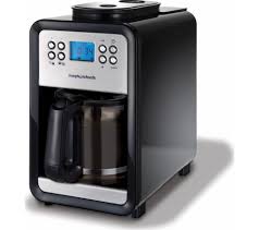 Removable brewing unit for easy cleaning. Buy Morphy Richards 4 Cup Grind And Brew 162101 Bean To Cup Coffee Machine Brushed Steel Free Delivery Currys