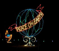 Peace On Earth Globe At Bright Nights At Nights At Forest Park Christmas Display Holiday Lights Outdoor Christmas