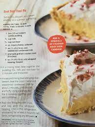 Root Beer Float Pie Kroger My Magazine Root Beer Float Pie Desserts Root Beer Float