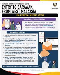East malaysians do not need any travel documents to enter west malaysia, travelers just have to show their national identity card ( mykad ) at immigration points. Sops For Essential Sarawak Disaster Information Facebook