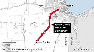 Dwarka expressway map package 1 alignment explained | shiv murti nh48 to dwarka sector 21 underpass. Why There Was No Pomp Circumstance Or Former President When Obama Expressway Signs Went Up On I 55 Chicago Tribune