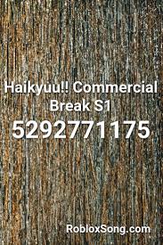 Haikyuu Commercial Break S1 Roblox Id Roblox Music Codes In 2021 Songs Roblox Haikyuu List made by soop#8537 3994399637 crashing roblox id. haikyuu commercial break s1 roblox id