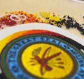 Waste not, want not. ♻️ What do you, use to stabilize your beadwork?  #beadwork #beading #stabilizer #nativetiktok #beads #howto