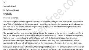 Appreciation Letter For Good Performance For Employee | Job Well Done Letter