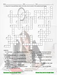 Vegetable word search with pictures. Past Tense Crossword Worksheets Teaching Resources Tpt