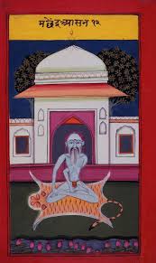 Hindu Art Spiralupward Yoga Painting Indian Yoga Yoga Art