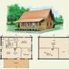 This model has 8' walls, two lofts, metal gambrel roof, and small front porch. 1