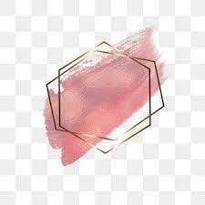 Geometric Frame Simple Poster Background Gold Geometric Geometric Rose Rose Gold Frame