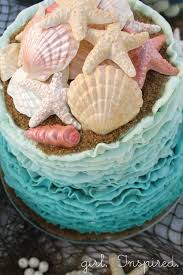 Today i am baking a cake. Ocean Waves Ombre Cake Tutorial Mermaid Cakes Seashell Cake Cake Tutorial