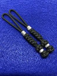 Learn to make survival bracelets, watchbands, a dog collar and much more. 325 Paracord Knife Lanyard Shorties 2pk Black Snake Knot With Beads Ebay
