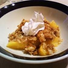Mom S Peach Crisp Recipe Peach Crisp Recipe Easy Peach Crisp Crisp Recipe