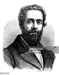 Philip Reis German Inventor And Physicist 18341874 High-Res Vector Graphic 