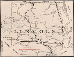 Lincoln County Missouri 1904 Map Lincoln County City Of Troy Map