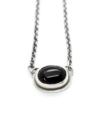 Black Onyx Necklace Sterling Silver Choker Etsy Black Onyx Necklace Sterling Silver Sterling Silver Choker Onyx Necklace